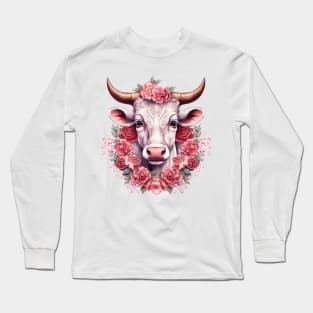 Christmas Cow #6 Long Sleeve T-Shirt